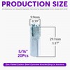 Swpeet 20Pcs 5/16 Inch Premium Zinc Plated Carbon Steel Concrete