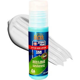 Maya Solar Crema Hidratante After Sun 75 ml Alivio Instantáneo de Quemaduras Solares Nutre y Regenera Formato de Viaje Apto para Avión Fórmula Eco-Amigable Sin Oxibenzona