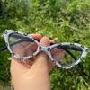 mincl Cat Eye Crystal Rhinestone Reading Glasses for Women Sparkling