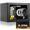 Bostra Fireproof Safe Box with Sensor Light & Fireproof Bag,