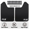 XUKEY 4pcs Black Universal Mudflaps for Car Pickup SUV Van