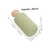 Gatuida 3pcs Portable Travel Shampoo Bottles Lightweight Leakproof Containers with