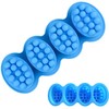 Sdmnsg-T 3D Silicone Massage Bar Soap Molds, Handmade Soap Molds for Soaps Making, Soap Molds for Soap Making - Rectangle, Blue