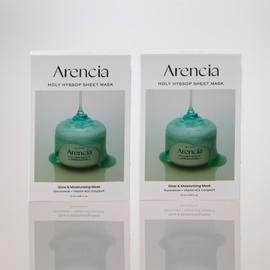 Arencia Holy Hyssop Mask Pack of 5, 2 / 아렌시아 홀리 히솝 마스크 팩 5매, 2개