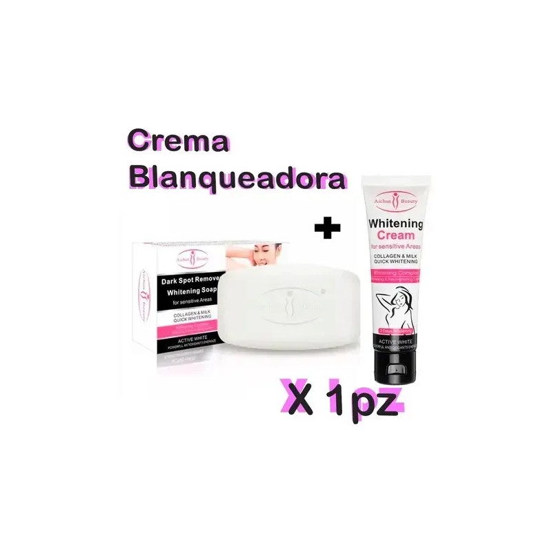 Pack Aclarante Veraly con Crema y Jabón para Piel Normal