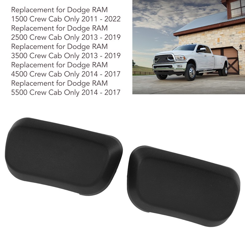 2PCs Crew Cab Side Step End Caps 68193113AA Replacement for