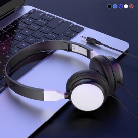 Kiming Wired Gaming Headset: High-Fidelity Audio for Competitive Play Premium Deep Blue