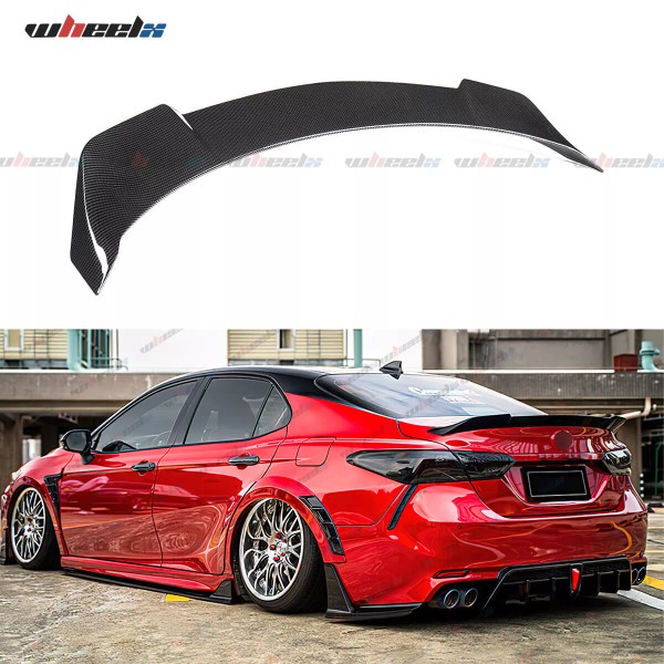 WheelX Carbon HighKick Rear Lip Trunk Spoiler For 2018-2024 Toyota