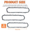 Begonia 3 x Saw Chains 16 Inch 3/8 Inch LP,56