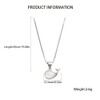IMINI Whale Pendant Moonstone Necklace Simple Moonstone Necklaces Simple Healing