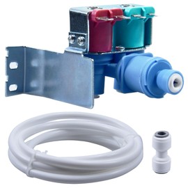 BAY Direct W10179146 W10408179 Refrigerator Water Valve Kit Replacement for Whirl-pool May-tag Kitchen-Aid Jenn-Air Compatible Part Number: W10155357 2186486 2205762 2304757 Series