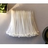 Oksdown 100 Pack White Plastic Cable Ties 100mm×2.5mm Small Nylon