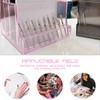 ANRONCH Nail Drill Grinding Bit Holder Box, 10 Holes Acrylic