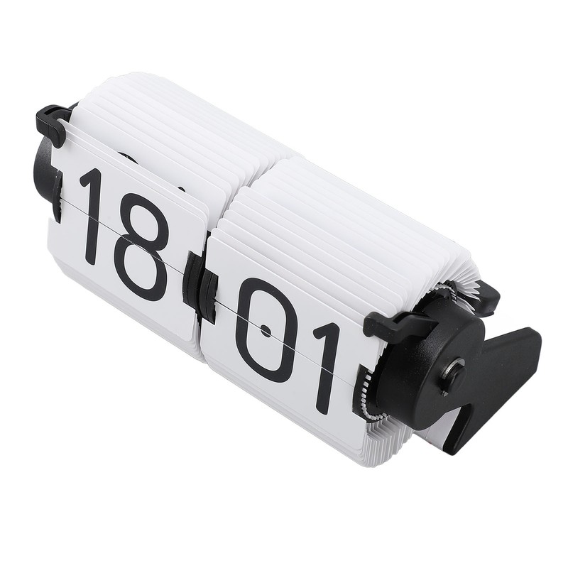 Digital Flip Down Clock Multifunction Mechanical Automatic Down Page Desk
