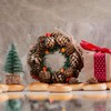 184Pcs Artificial Pumpkins Artificial Acorns Natural Pinecones Ornament Artificial Maple