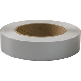 Solid Stripe for Auto Truck Boat - 3mil Vinyl - 3/4" x 50' - Silver (non-metallic)