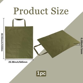 GORGECRAFT 103 x 64.5cm Camping Folding Chair Carry Bag Green Portable Replacement Storage Bag Waterproof Oxford Fabric Protective Zero Gravity Chairs Bags for Travel Outdoor Lounge Chair