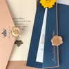 Pilloze Wax Seal Stickers - 3D Rose Wedding Invitation Envelope