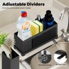 KOOSREEL Kitchen Sink Caddy Organiser, Sponge Holders with Removable Drain