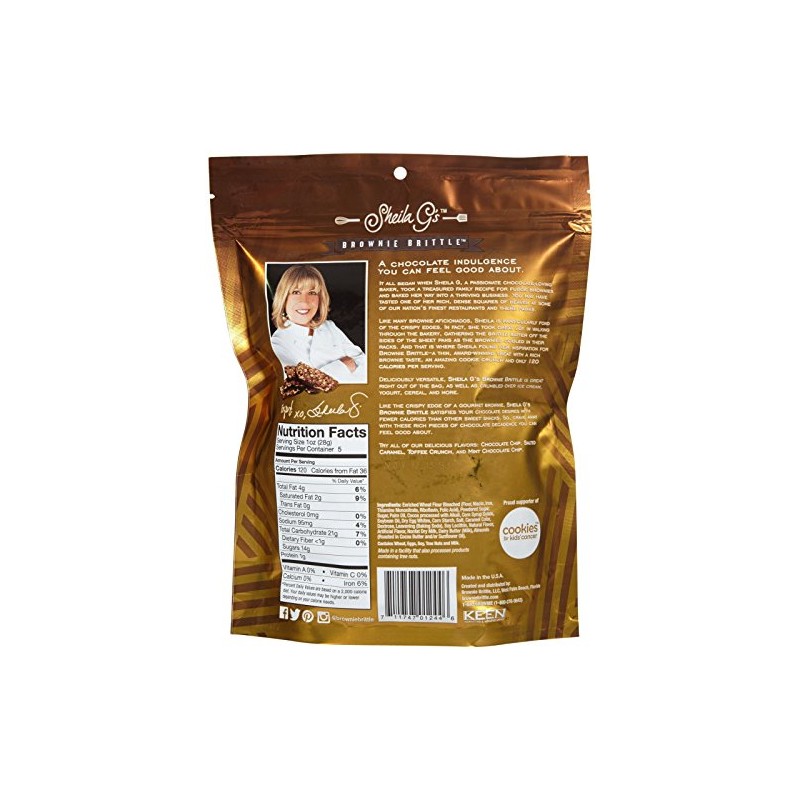 Sheila G's, Brownie Brittle Toffee Crunch, 5 oz