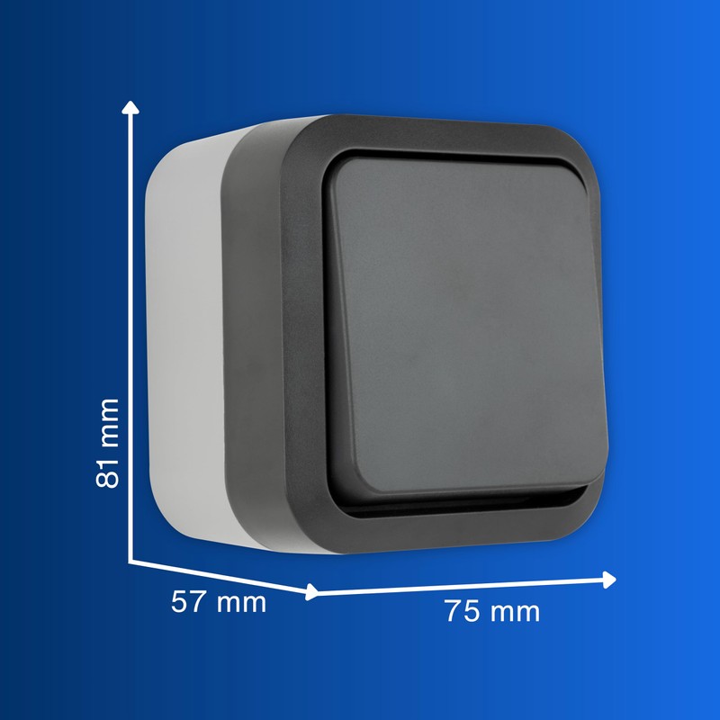 REV 0004340400 AquaStorm Multi-Way Switch – Wet Room Switch IP55,