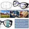 CLASAGA Progressive Multifocus Reading Glasses for Women Blue Light Blocking