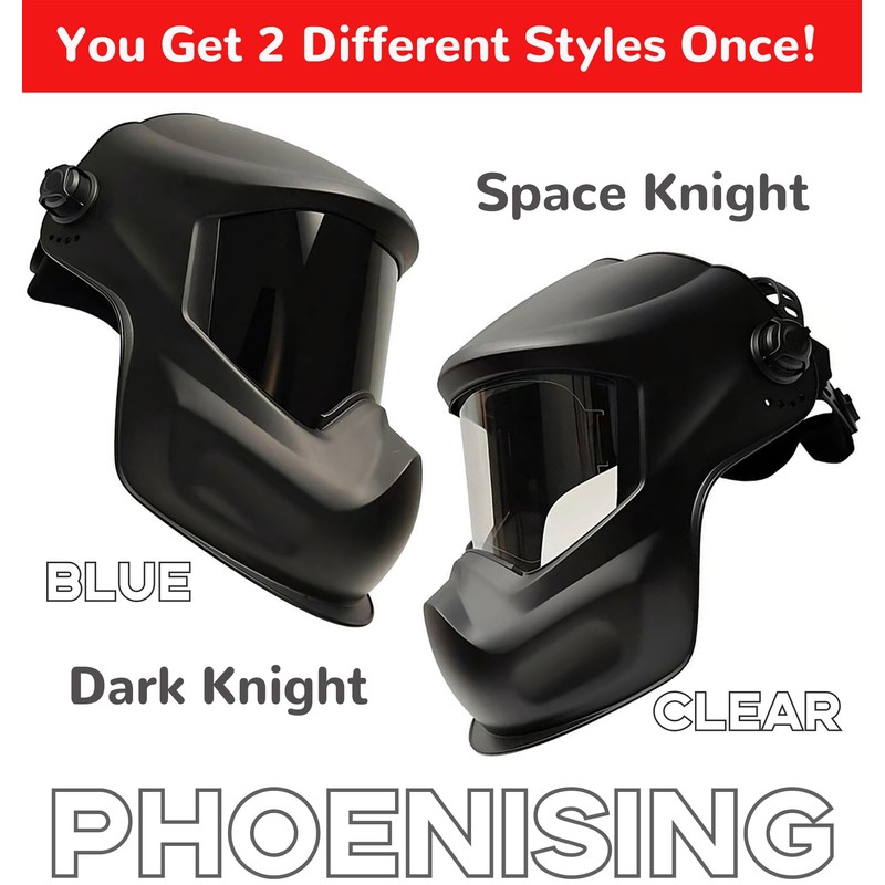 PHOENISING THE FORCE Anti-Fog Face Shield Grinding Work Tinted Lens