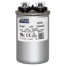 35 uF x 370 VAC Round Run Capacitor by # 12718