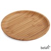 Belari 8.5" Bamboo Plate Set - Bamboo Reusable Plates -