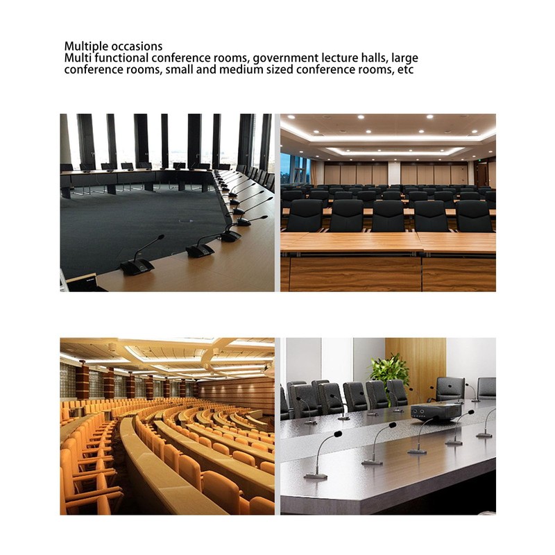 Plyisty 25cm Clear Sound Gooseneck Microphone for Conference Rooms