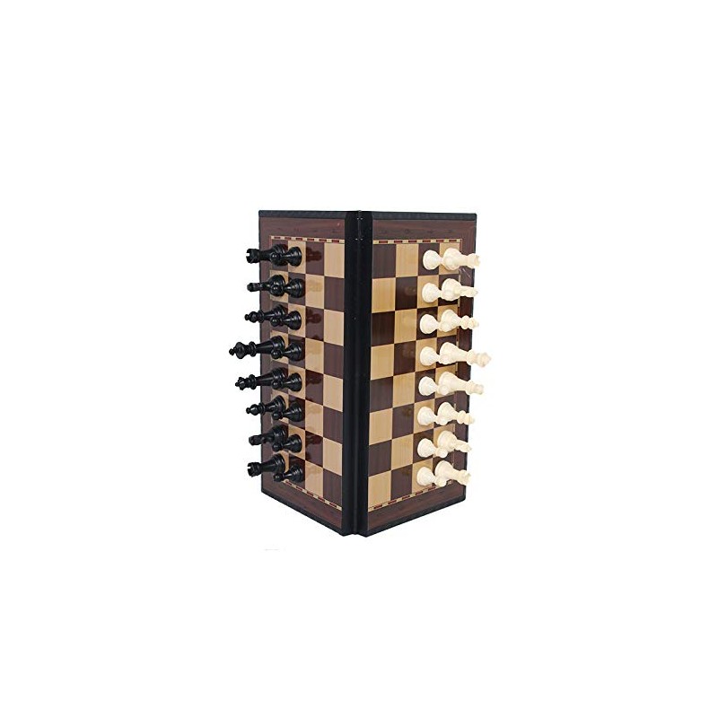 Genérico Ajedrez Magnético, Ajedrez Plegable con Tablero de Chess, Tablero
