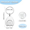 Shopping Trolley Tokens, Pack of 3 Shopping Trolley Token Keyrings,