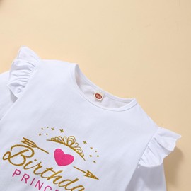 LYQTloml Toddler Kids Baby Girls Birthday Princess Outfits Dress Tshirt Vest Tank Top Dot Mesh Tutu Skirt 2PCS