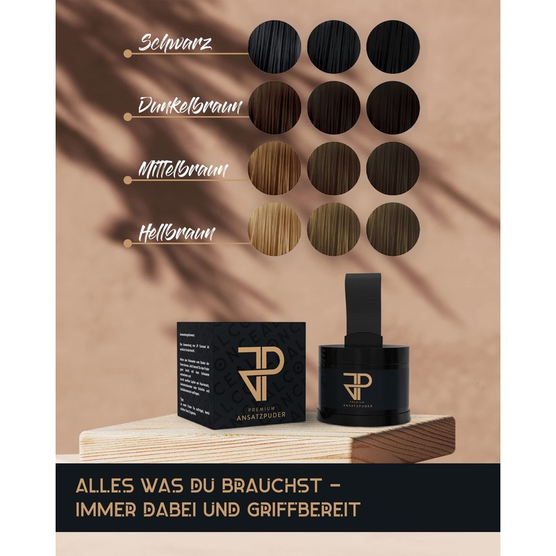 JP Conceal - Premium Roots Powder - Hair Concealer -