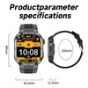 FANCHENGZI Military Smartwatch for Men,Relojes para Hombres 100 Sports Modes(Answer/Dial