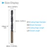 CoCud Twist Drill Bit 9mm Cutting Edge Titanium Nitride Coated