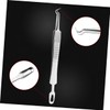 Healeved 2sets Double-headed Blackhead Extractor Stainless Pimple Remover Tool Kit
