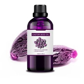 Wind in Hand Castor Oil Kit - 16 Fl Oz Organic Cold-Pressed Unrefined Castor Oil with 2 Pcs Wraps & 1 Flannel Cloth - For Hair Growth, Eyelashes, Skin Care