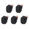 WANGCL 5PCS Waterproof LED Lighted Toggle Switch 12V ON/OFF Rocker