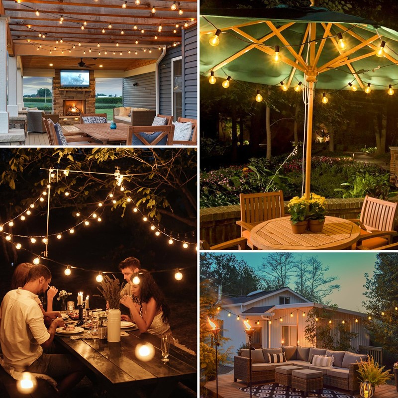 Larkvue 120W Outdoor Dimmer for String Lights with Remote, 4