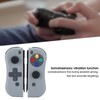 For Joycon Game Console Wireless Bluetooth Gamepad Right Left(gris foncé