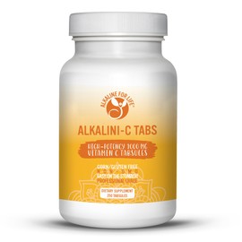Alkalini-C Tabs| Corn-Free | GMO-Free | Alkalizing Nutrients Forms | 1000 MG Per Tab | Professional Grade Vitamin C as L-Ascorbate NOT Ascorbic Acid - 250 Tabs