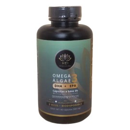 Omega 3 Algae Hei Dha + Epa | Origen Vegetal | 60 Cápsulas
