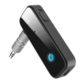LOFICOPER Bluetooth Aux Adapter for Car, Bluetooth Receiver for Car, 2 in 1 Wireless Bluetooth Transmitter Receiver with 3.5mm Aux Port, for Car, TV, Headphones, Speakers