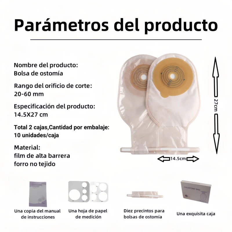 20pzs Baratas De Bolsa Colostomia Barrera Recortable 20-60mm