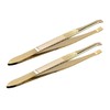 OATIPHO 10 pcs Stainless Steel Eyebrow Tweezer Removal Tools for