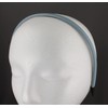 Blue headband faux leather hair band headband skinny thin narrow