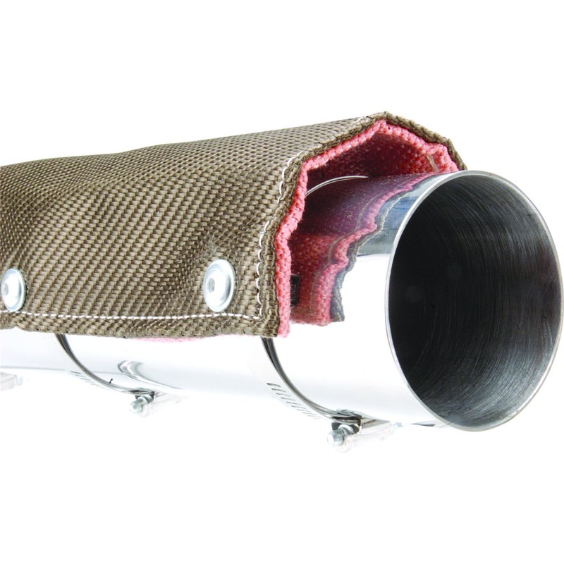 Design Engineering 010453 Titanium Pipe Shield 4" x 8" Exhaust