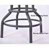 Diwhy Industrial Vintage Bar Stool,Kitchen Counter Height Adjustable Pipe Stool,Cast
