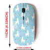 2.4G Wireless Mouse with Cute Pattern Design for All Laptops